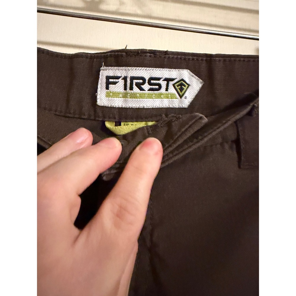 FIRST Tactical  Men's Brown‎ Cargo Pants Utility Work Outdoor Size 34 Ri Stop - Picture 2 of 9